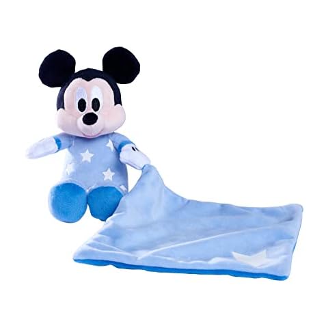 Simba 6315870351 - Disney Gute Nacht Mickey Maus Schmusetuch, Glow in the dark Plüsch Cover