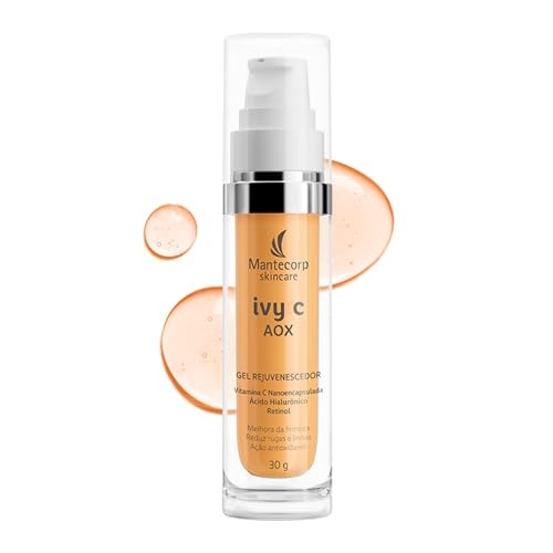 MANTECORP - Gel Rejuvenescedor Facial Ivy C AOX - Vitamina C Pura Nanoencapsulada, Ácido H... MANTECORP - Gel Rejuvenescedor Facial Ivy C AOX - Vitamina C Pura Nanoencapsulada, Ácido H...