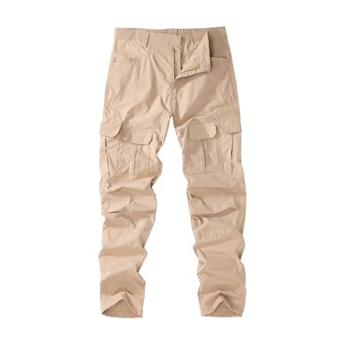 Mens Cargo Pants Quick Dry Men Lightweight for Outdoor Men's Hiking All-Season Hunting Elastic Waist Golf