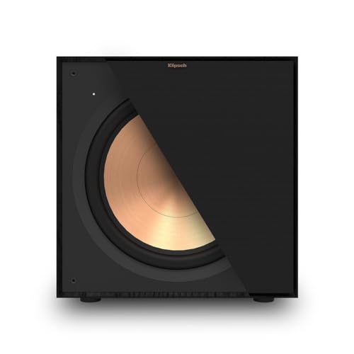 Klipsch Subwoofer sem fio Reference R-121SW de 30,48 cm com woofers de polímero cristalino termoform