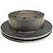 ACDelco 18A933A Advantage Non-Coated Rear Disc Brake Rotor