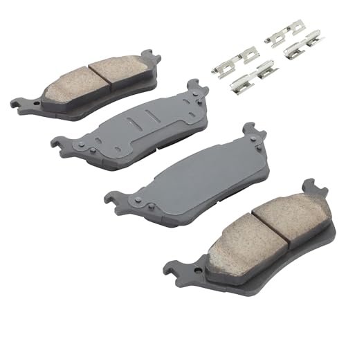 Image of QUALITY-BUILT Rear Ceramic Brake Pads, Black Series 1003-1602C, Compatible with 2012-2020 Ford (F-150,Lobo)