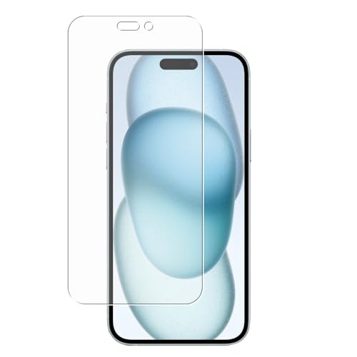 ClearView iPhone 15 Plus�p [���@�\���˖h�~] �t�� �ی�t�B���� ���@�\ ���˖h�~ �X���[�X�^�b�` �R�� �C�A���X ���{��
