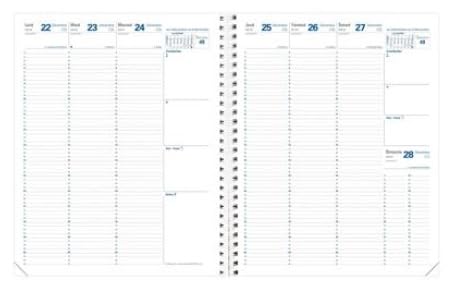 Quo Vadis - Agenda - Spirale - Euréquart S - Agenda settimanale - Francese - 13 mesi da dicembre 2025 a dicembre 2026-24x30 cm - Carta Clairefontaine bianca