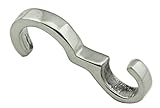 Thin Profile Polished Nickel Picture Rail Hook