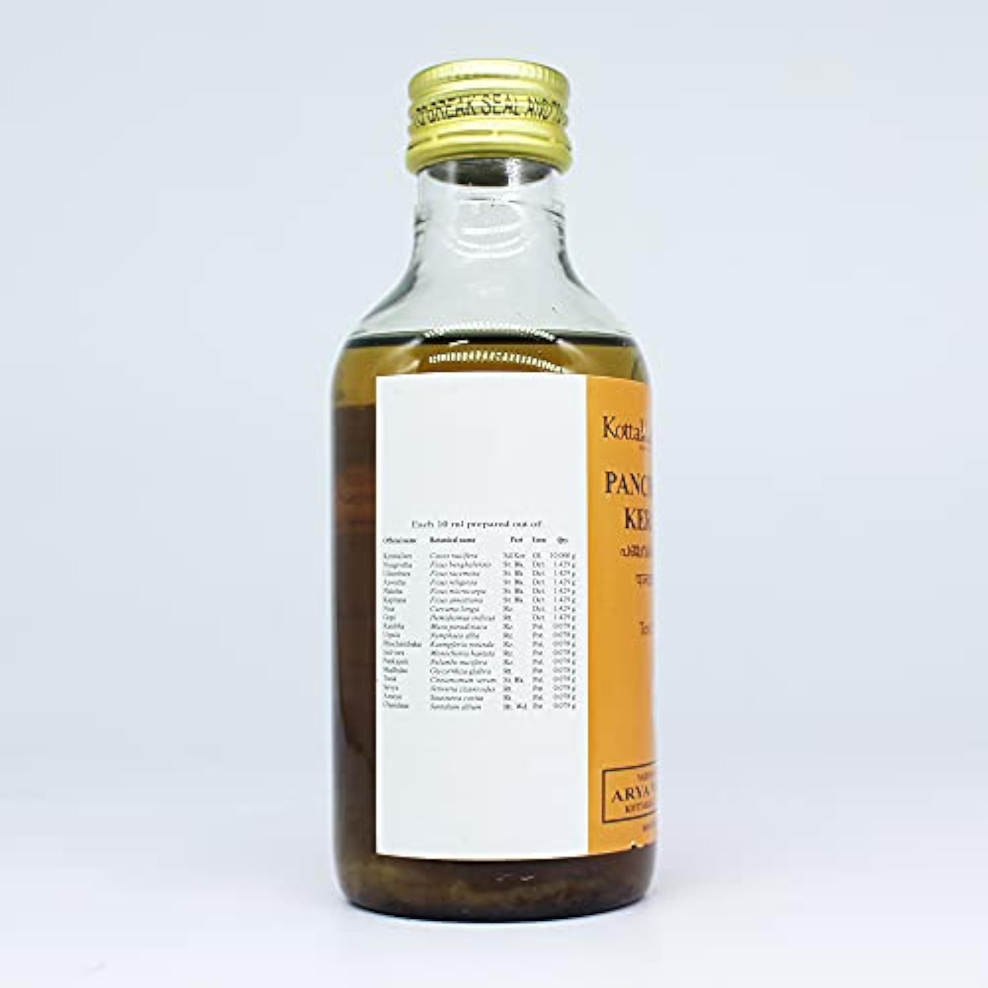 Panchavalkadi Kera Tailam Herbal Oil, 200ml Pack