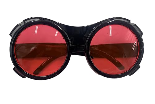Gafas de Sol Blanco Negro con Lentes en Diseño de Willy Wonka