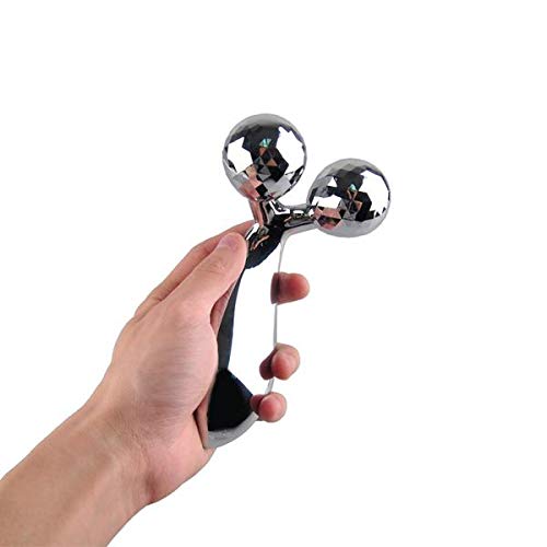 Waterproof Professional 3D Manual Roller face massager Excellent 3D Face massager 360 Rotate Machine for women 2 Wheel Full Body Shaping Skin lifting wrinkle remover Relaxation Tool for women double chin reducer Face jawline shaper and body Massage and Pain Relief Silver ( Smooth Scroll Massager ) Waterproof Professional 3D Manual Roller face massager Excellent 3D Face massager 360 Rotate Machine for women 2 Wheel Full Body Shaping Skin lifting wrinkle remover Relaxation Tool for women double chin reducer Face jawline shaper and body Massage and Pain Relief Silver ( Smooth Scroll Massager )