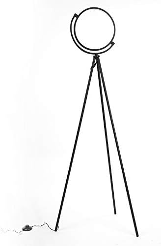 FADACI LED Floor Lamp, Tripod Standing Floor Lamps for Living Rooms Bedrooms and Offices Modern and Unique Design,16 wattage Warm Lighting (Black)