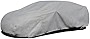 Budge Rain Barrier Car Cover, Outdoor, Water-Resistant, Breathable, Car Cover fits Cars up to 228', Gray