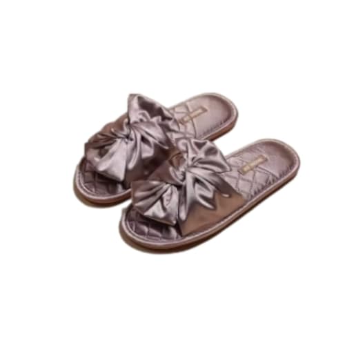 Satin Bride Slippers Bow Slippers for Women Cute Slipper Women Summer Guest Slipper