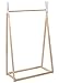 PEGANE Penderie Enfant scandinave Blanc et Naturel - Dim : L 78 x l 126 x H 38 cm