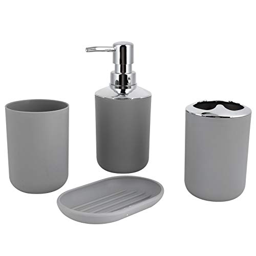 Garosa 4 Piece Bathroom Accessories Set Complete Bath Decor Kit Includes Lotion Bottle, Storage Cup, 1 Piece of Washing Cup - Image 4