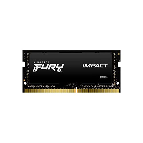 Image of Kingston Fury 8GB 3200MHz DDR4 CL20 SODIMM Fury Impact, Black (KF432S20IB /8)