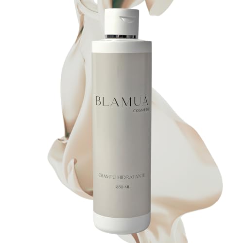 BLAMUÁ - Champú Hidratante con Aloe Vera y Vitamina B5-250 ml - Cabello más sano y brillante contra pelo seco y dañado - Aporta resistencia - Facilita el peinado - Sin sales - Libre de parabenos