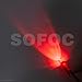 SOFOC-T5 LED Bulb COB Chip 74 73 37 2721 Car Dashboard Instrument Panel Gauge Light Cluster Shift Ligh 3V 6V 12V DC3-12V Compatible Red 10Pcs