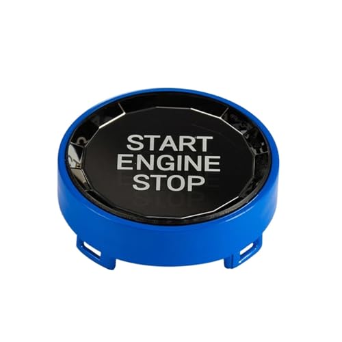 Bouton de démarrage BMW X5 E70 E90 E60 cache anti-rayures en ABS bleu haute résistance