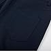 eton kidd Boys Roma Knit Slim Fit Pants Dual Waist Design Elastic Waistband and Resin Button Navy Blue