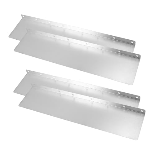 NUOBESTY 4pièces Lot De Protections Anti-éclaboussures Pour Gouttières De Toit Déflecteur De Pluie Pour Toit De Gouttière Aluminium