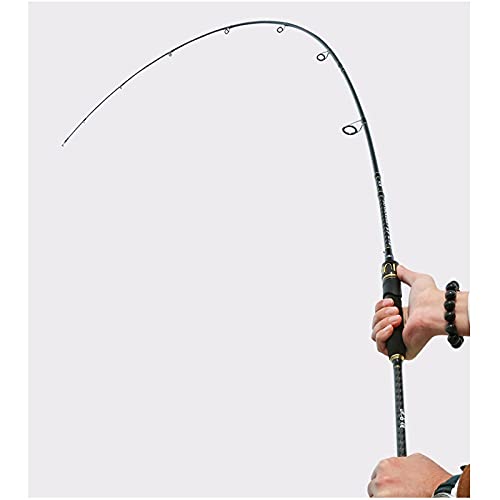 XIANGE100-SHOP Angelrute Combo Leichte tragbare Gießstäbe Bass Angelpol Kohlefaser Reise Angelrute Komfortable Griff und… – Bild 8
