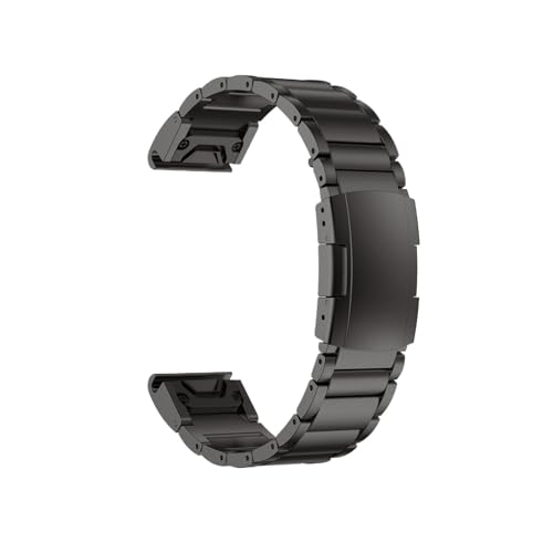 22/26mm `^ NCbNtBbg Xgbv ɓKGarmin Fenix 7X/7 Solar/6/6 Pro/5 Plus/Instinct/epix Gen2 ohɓK(Black,26mm)