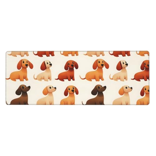 Grand tapis de souris de jeu durable à bords cousus et base en caoutchouc stable
