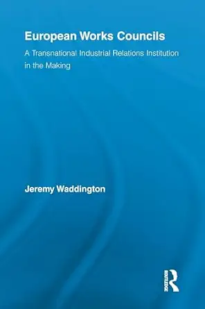 European Works Councils and Industrial Relations: A Transnational Industrial Relations Institution in the Making book cover
