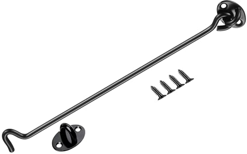 ZiYuya Hook and Eye Latch Door Lock, Stainless Steel Gate Cabin Hook