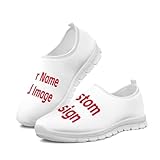 Jeiento Personalized Custom Women's Casual Slip On Shoes Loafers Sneakers Add Image Customization Shoes US 8
