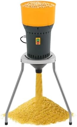 1000W Electric Grain Grinder Flour Mill with 5 Sieves, 25L Capacity for Corn, Wheat, Oats, Barley, Quinoa, Rice, and Peppercorns - Powerful, Efficient, Versatile