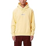 sudadera obey verde  Obey Lowercase - Sudadera con capucha para hombre (talla L, Butter)