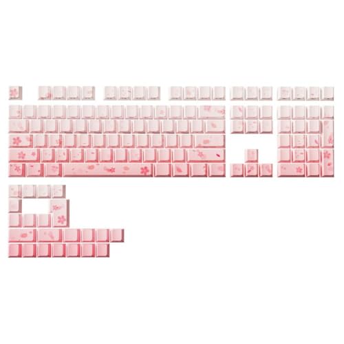 �O���f�[�V�����u���b�N 136 �L�[�f���A���v���Z�X PBT �L�[�L���b�v���ʃv�����g����X���[���J�j�J���Q�[�~���O�L�[�{�[�h�ƌ݊���(Sakura Blossom)