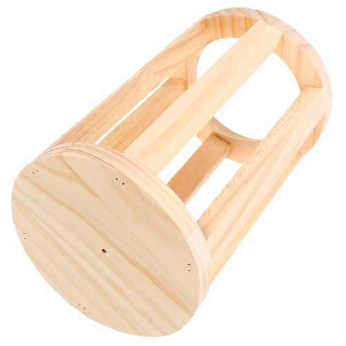 GANAZONO 木製 草 スタンド モルモット 餌入れ 犬 小屋 ウサギ 干し草 農場 鶏 犬 ボウル ゲーム ケージ ネズミ ウサギ ペット マット ハムスター 給餌器 小屋 草 ホルダー 収納