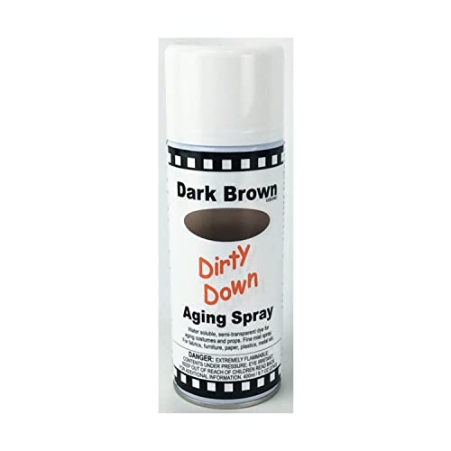 Dirty Down Dark Brown Effect Paint | 400ml | Realistic Aged Wood, Dirt & Weathered Finishes | Water-Soluble for Customizable Results | Brush, Airbrush & Sprayer Application |Perfect for Models & Props