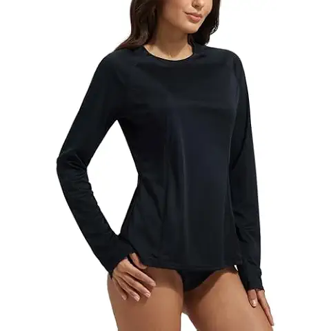 baleaf Women's UPF50+ Rash Guard Swim Shirt Cover