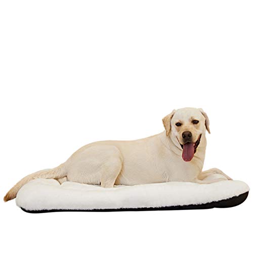 ANWA Large Dog Bed Pet Cushion Crate Mat Soft Pad Washable Dog Bed for Extra Large Dog