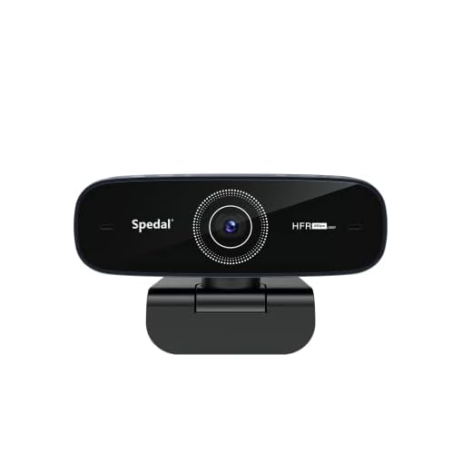 Webcam 60fps, Spedal HD Webcam with Microphones and Autofocus, USB Webcam Desktop or Laptop, Web Camera Streaming OBS/Skype/Facebook/YouTube Compatible for Mac/Windows