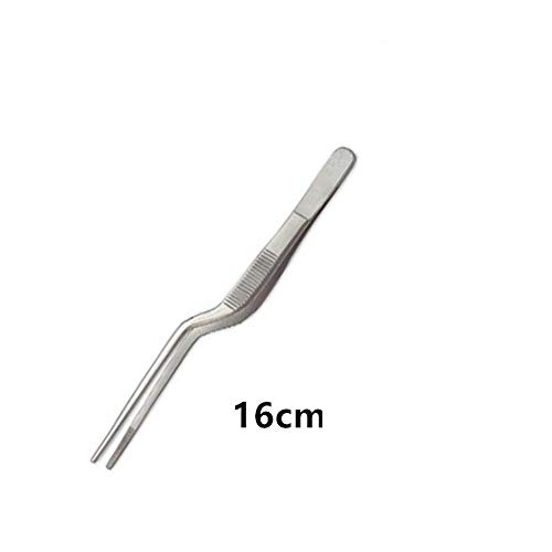 Juego de 6 pinzas de cocina de acero inoxidable, pinzas de cocina de precisión y herramientas de péndulo para asar a la parrilla, hornear y servir, antideslizantes, resistentes al calor, duraderas