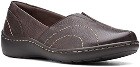 Clarks Cora Meadow Dark Brown Leather 7 D - Wide | Image 3