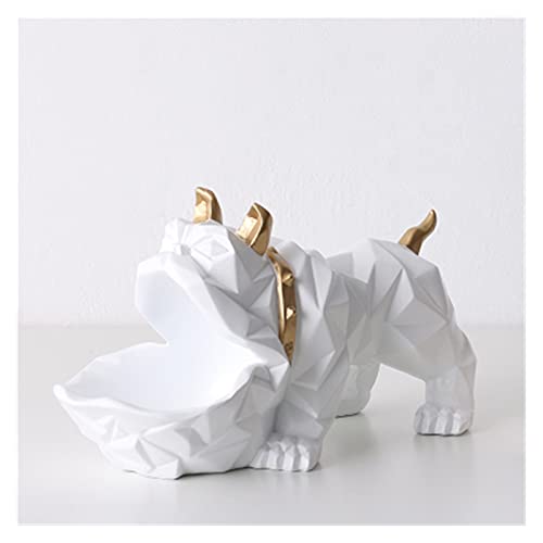 TYUTYU Lucky Dog Geométrico Animal Sculpture Decoraciones Café...