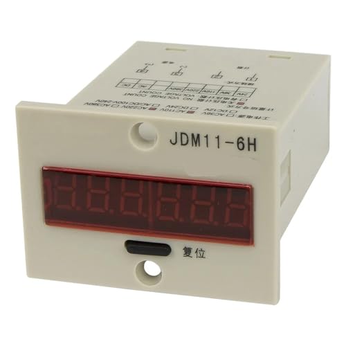 Contador electrónico JDM11-6H de 6 dígitos con registro estable de pulsos para red de 36V