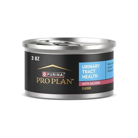 Purina Pro Plan Urinary Tract Cat Food Wet Pate, Urinary Tract Health Salmon Entree - (24) 3 Oz. Pull-Top Cans Cover
