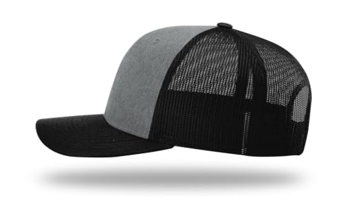 Image of Richardson 112 Trucker Hat - Premium Adjustable Snapback Hat - Structured Six Panel Richardson Blank Caps
