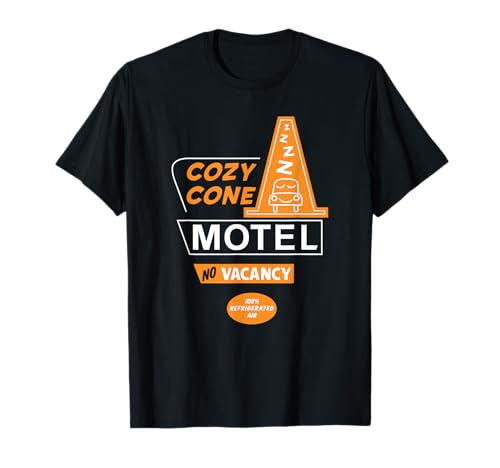 T-shirt Cars Disney Pixar Cozy Cone Motel avec imprimé vintage haute résistance
