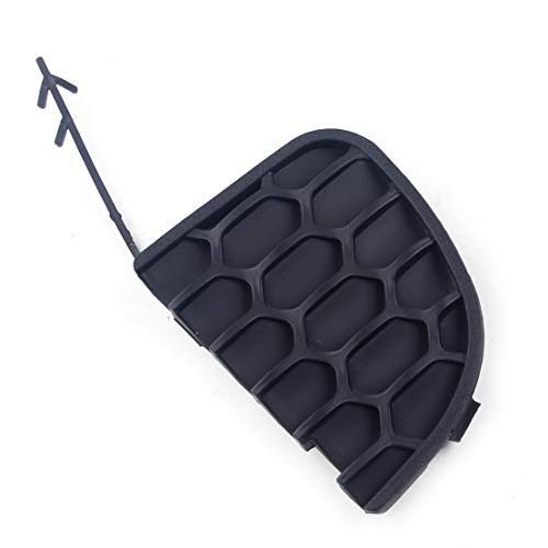 beler Black Rear Bumper Tow Hook Eye Cover Cap Flap Fit for Jeep Renegade 2015-2018