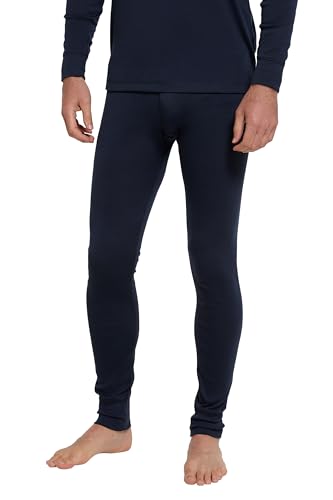 Image of Mountain Warehouse Talus Mens Thermal Baselayer Trousers - Lightweight & Breathable Pants - for Spring Summer, Camping, Hiking & Outdoors Navy M