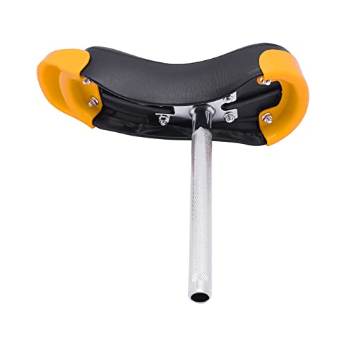 SABUIDDS 16 Inch Unicycle for Kids and Adults | Adjustable Seat, Use for Exercise, Fun and Entertainment, Circus Performances (Yellow)