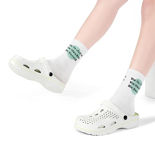Image of VZQ Women and Men Arch Support Clogs Slip-on Garden Shoes Outdoor Beach Slippers Sandals with Plantar Fasciitis Feet Cushion Insoles