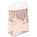 Sparkle and Bash 15-Pack Metallic Party Favour Gift Bags with Handles, Rose Gold, 20 x 25 x 10 cm