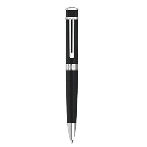 Stylo à bille Liu Jo acier noir rechargeable écriture fluide fine